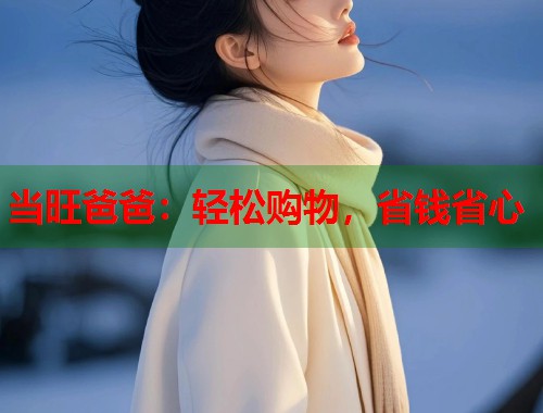 当旺爸爸：轻松购物，省钱省心