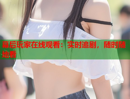 幕后玩家在线观看：实时追剧，随时随地看